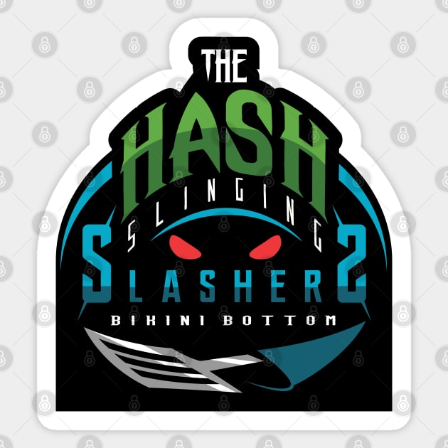 The Hash Slinging Slashers/Sports Logo Sticker by tduffyworld